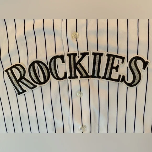 Majestic Men Colorado Rockies Todd Helton Baseball Jersey Sz XL - Picture 3 of 7